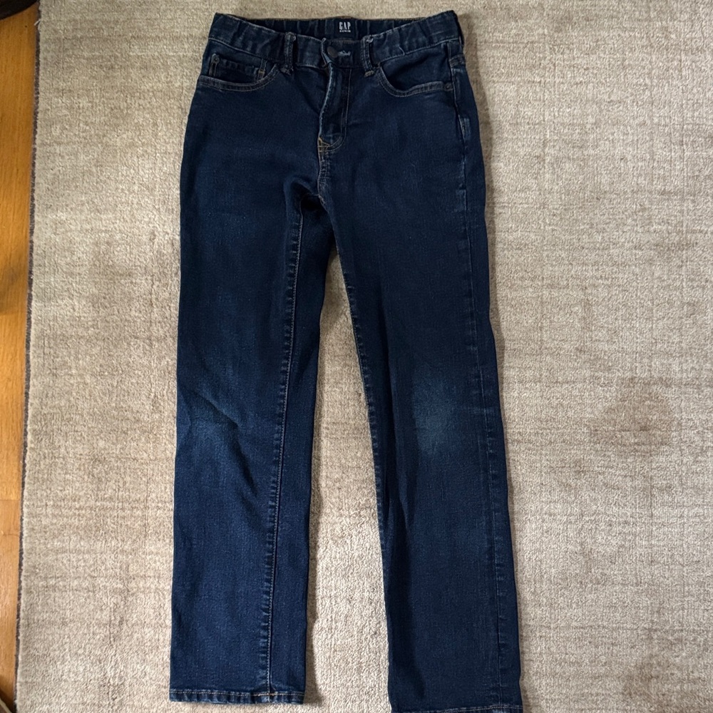 GAP kids Deep Indigo Straight Leg Jeans 12